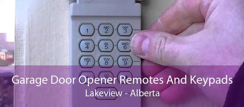 Garage Door Opener Remotes And Keypads Lakeview - Alberta