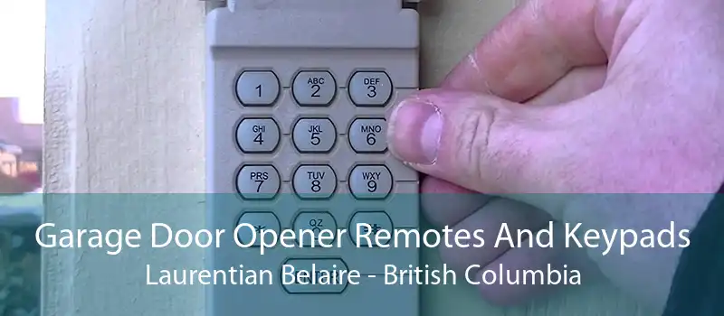 Garage Door Opener Remotes And Keypads Laurentian Belaire - British Columbia