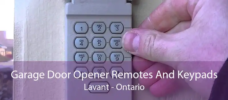 Garage Door Opener Remotes And Keypads Lavant - Ontario
