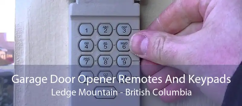 Garage Door Opener Remotes And Keypads Ledge Mountain - British Columbia