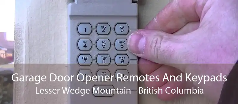 Garage Door Opener Remotes And Keypads Lesser Wedge Mountain - British Columbia