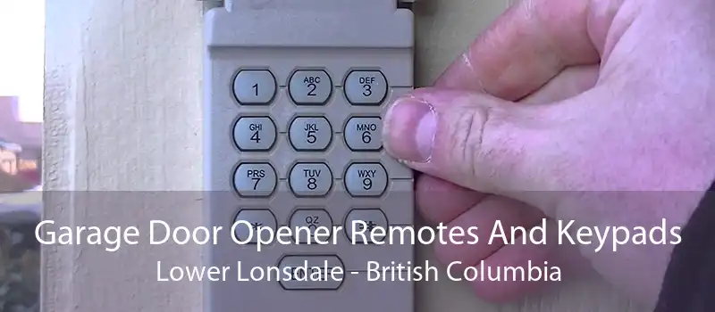 Garage Door Opener Remotes And Keypads Lower Lonsdale - British Columbia