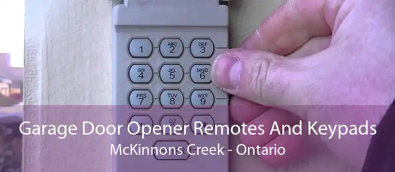 Garage Door Opener Remotes And Keypads McKinnons Creek - Ontario