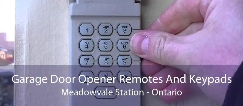 Garage Door Opener Remotes And Keypads Meadowvale Station - Ontario