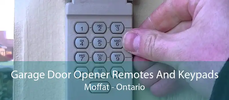 Garage Door Opener Remotes And Keypads Moffat - Ontario