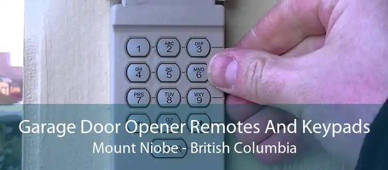 Garage Door Opener Remotes And Keypads Mount Niobe - British Columbia