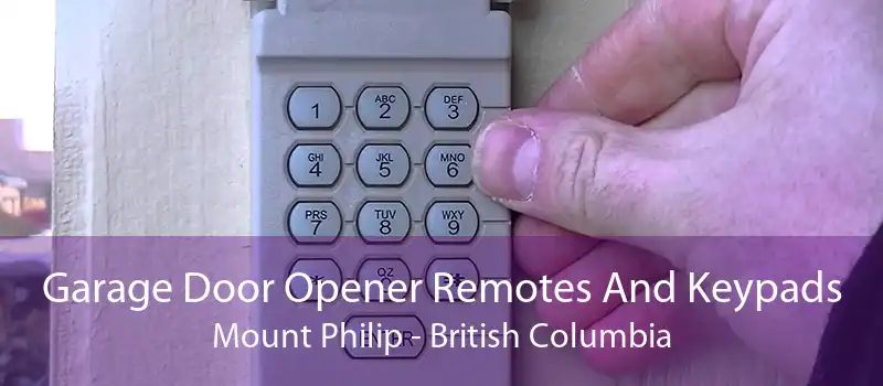 Garage Door Opener Remotes And Keypads Mount Philip - British Columbia