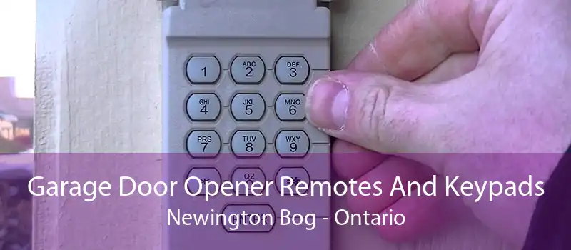 Garage Door Opener Remotes And Keypads Newington Bog - Ontario