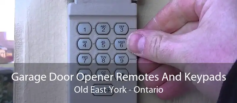 Garage Door Opener Remotes And Keypads Old East York - Ontario