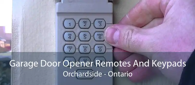 Garage Door Opener Remotes And Keypads Orchardside - Ontario