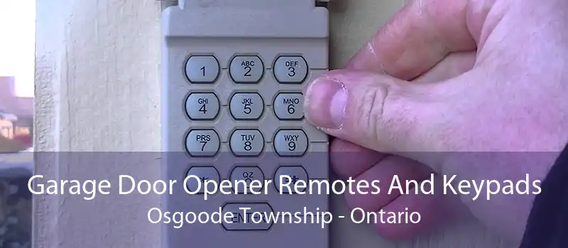 Garage Door Opener Remotes And Keypads Osgoode Township - Ontario