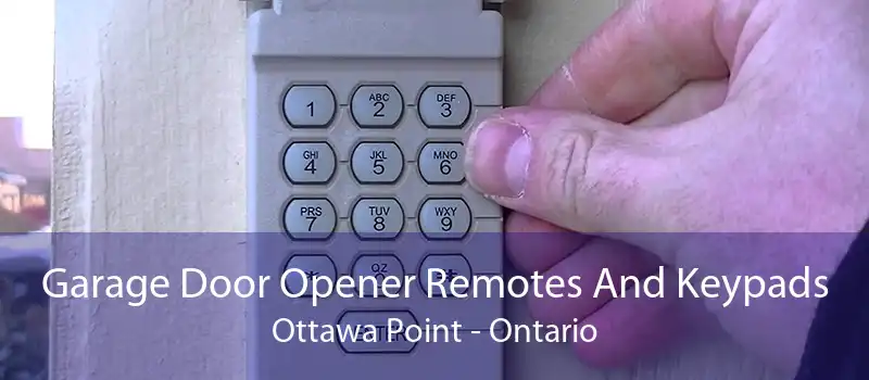 Garage Door Opener Remotes And Keypads Ottawa Point - Ontario