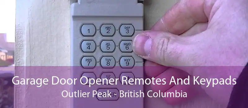 Garage Door Opener Remotes And Keypads Outlier Peak - British Columbia