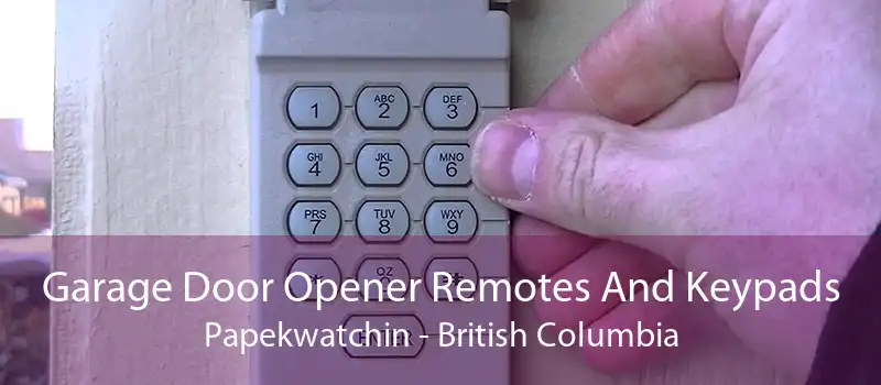 Garage Door Opener Remotes And Keypads Papekwatchin - British Columbia