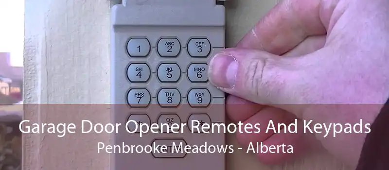 Garage Door Opener Remotes And Keypads Penbrooke Meadows - Alberta