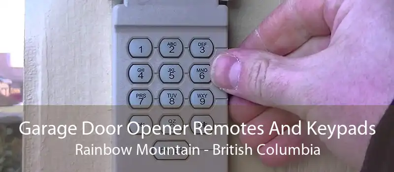 Garage Door Opener Remotes And Keypads Rainbow Mountain - British Columbia