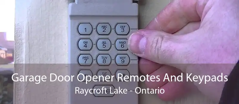Garage Door Opener Remotes And Keypads Raycroft Lake - Ontario