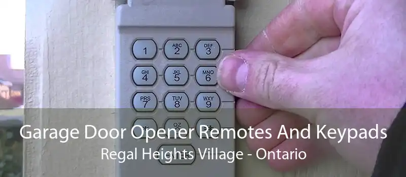 Garage Door Opener Remotes And Keypads Regal Heights Village - Ontario