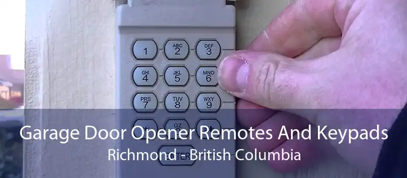 Garage Door Opener Remotes And Keypads Richmond - British Columbia