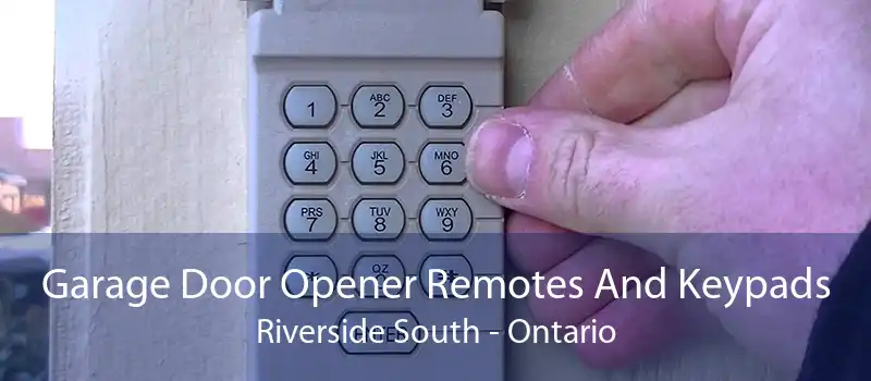 Garage Door Opener Remotes And Keypads Riverside South - Ontario