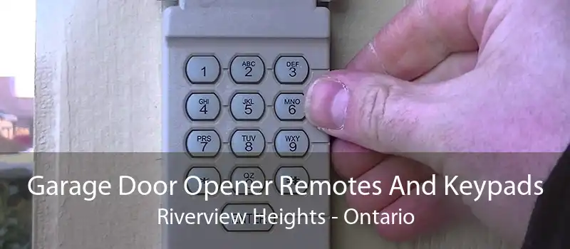 Garage Door Opener Remotes And Keypads Riverview Heights - Ontario