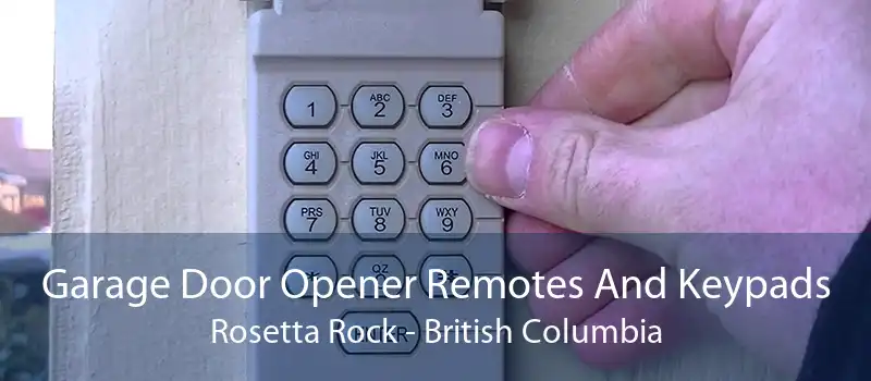Garage Door Opener Remotes And Keypads Rosetta Rock - British Columbia