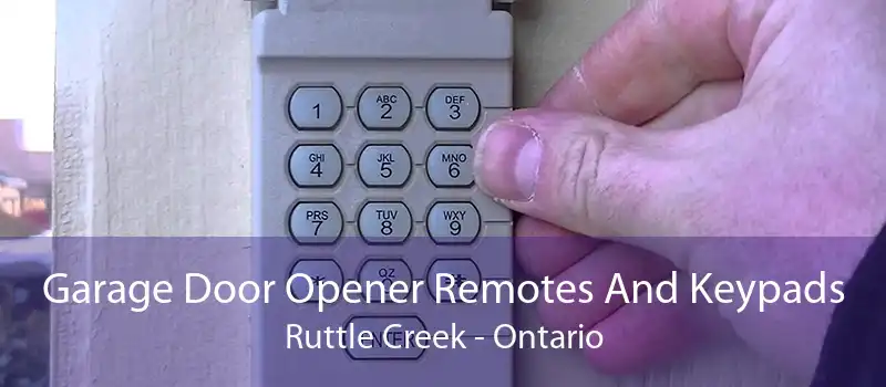 Garage Door Opener Remotes And Keypads Ruttle Creek - Ontario