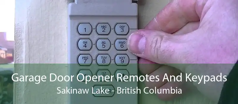 Garage Door Opener Remotes And Keypads Sakinaw Lake - British Columbia