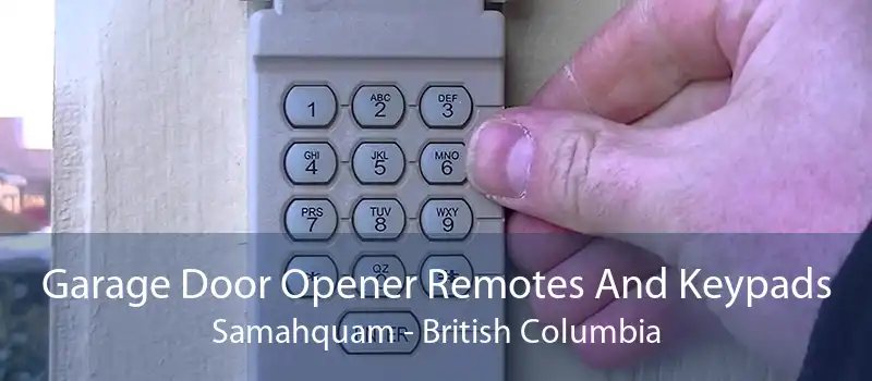 Garage Door Opener Remotes And Keypads Samahquam - British Columbia