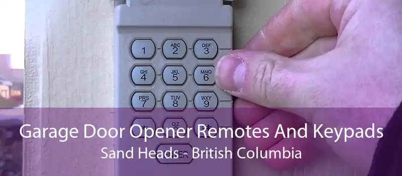 Garage Door Opener Remotes And Keypads Sand Heads - British Columbia