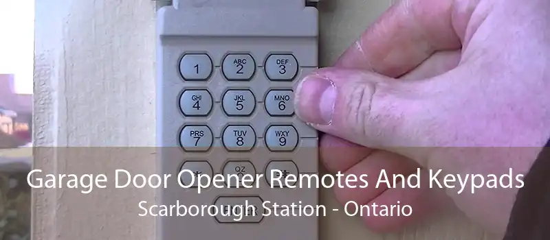 Garage Door Opener Remotes And Keypads Scarborough Station - Ontario
