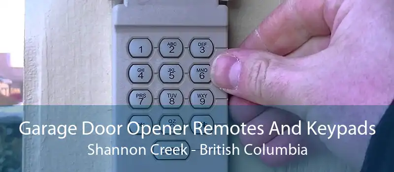 Garage Door Opener Remotes And Keypads Shannon Creek - British Columbia