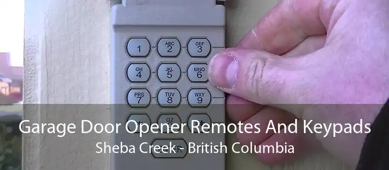 Garage Door Opener Remotes And Keypads Sheba Creek - British Columbia