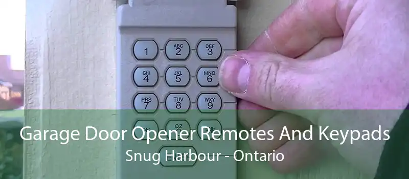 Garage Door Opener Remotes And Keypads Snug Harbour - Ontario