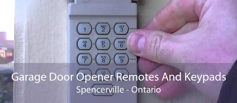 Garage Door Opener Remotes And Keypads Spencerville - Ontario