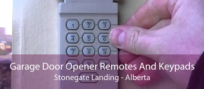 Garage Door Opener Remotes And Keypads Stonegate Landing - Alberta