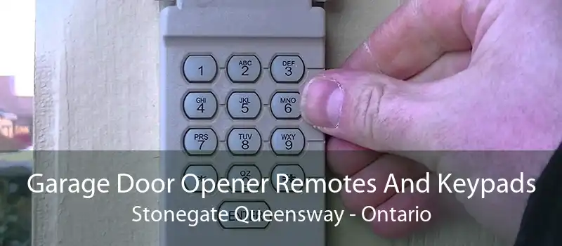Garage Door Opener Remotes And Keypads Stonegate Queensway - Ontario