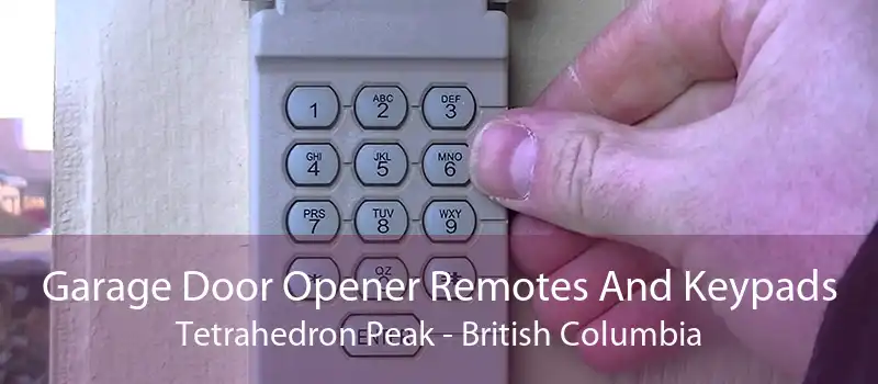Garage Door Opener Remotes And Keypads Tetrahedron Peak - British Columbia
