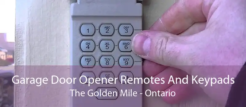 Garage Door Opener Remotes And Keypads The Golden Mile - Ontario