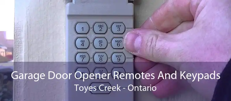 Garage Door Opener Remotes And Keypads Toyes Creek - Ontario