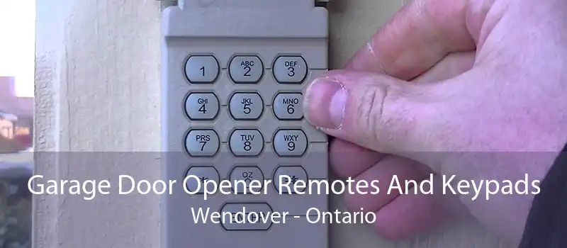 Garage Door Opener Remotes And Keypads Wendover - Ontario