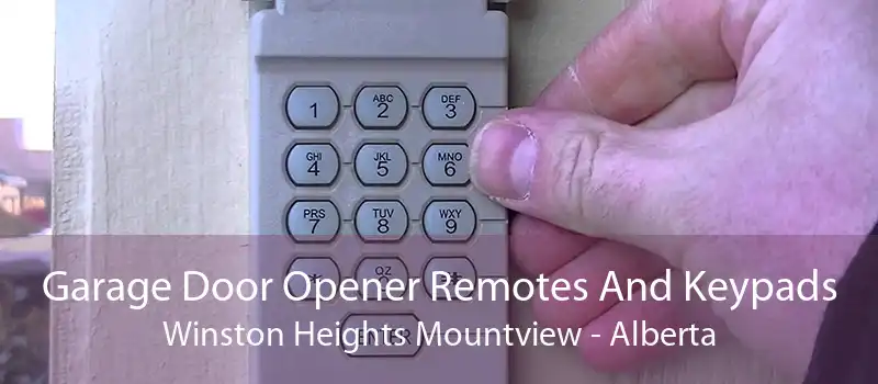 Garage Door Opener Remotes And Keypads Winston Heights Mountview - Alberta