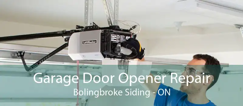 Garage Door Opener Repair Bolingbroke Siding - ON