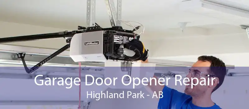 Garage Door Opener Repair Highland Park - AB