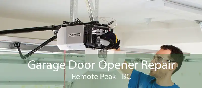 Garage Door Opener Repair Remote Peak - BC