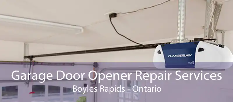 Garage Door Opener Repair Services Boyles Rapids - Ontario