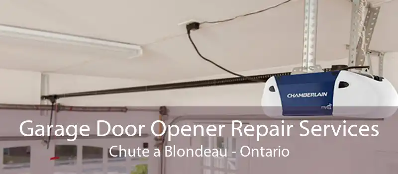 Garage Door Opener Repair Services Chute a Blondeau - Ontario