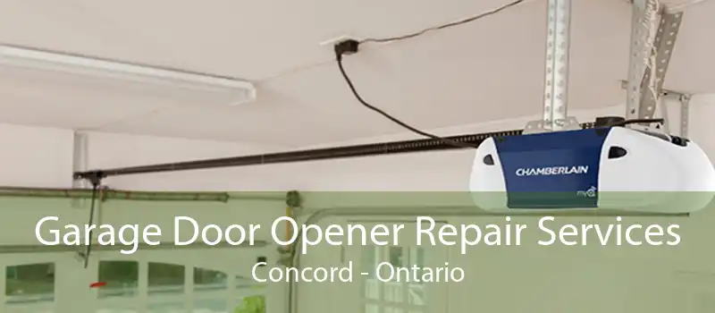 Garage Door Opener Repair Services Concord - Ontario