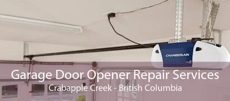 Garage Door Opener Repair Services Crabapple Creek - British Columbia
