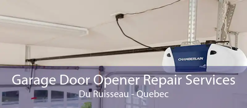 Garage Door Opener Repair Services Du Ruisseau - Quebec
